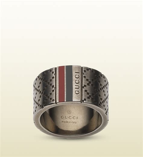 gucci wide ring with diamante motif|Gucci Rings for Men .